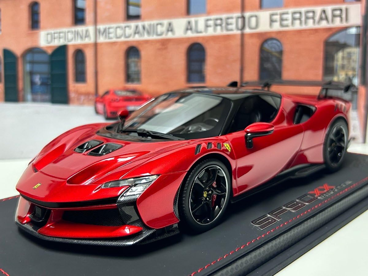 Amazon | BBR 1/18 Ferrari SF90 XX Stradale Rosso portofino